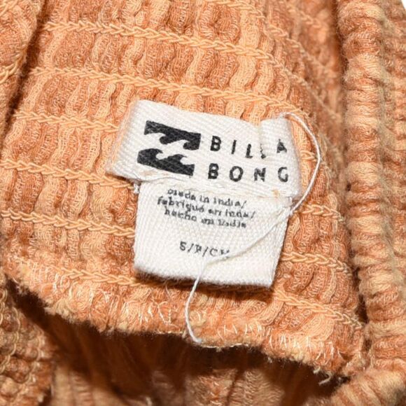 Billabong Smocked Waist Striped Pants Size S Boho Beach Lounge Coastal - Picture 5 of 5